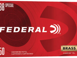 Federal C38130A Champion  38Special 130gr Full Metal Jacket 50 Per Box/20 Case