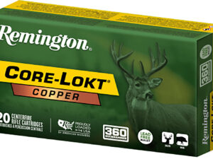 Remington Ammunition R20061   360Buckhammer 160gr Core-Lokt Tipped 20 Per Box/10 Case