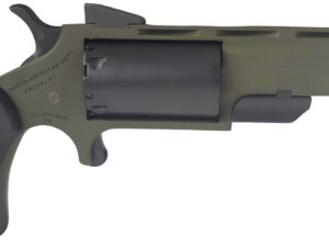 North American Arms NAATGHCB Green Huntsman Conversion 22 LR/22 Mag 5rd 2" Heavy Vent Rib Barrel, OD Green Cerakote Steel Frame, Matte Black Cylinder, Black Cobblestone Rubber Grip