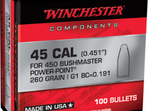 Winchester Ammo WB450P260X Power-Point  450Bushmaster 260gr 100 Per Box/10 Case