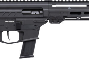 CMMG 45A4C0FAB Dissent MKG 45 ACP 13+1 6.50" Black Nitride Medium Taper Threaded Barrel, CMMG 5.5" M-LOK Handguards, Black Armor Cerakote Aluminum Picatinny Rail Receiver, CMMG Zeroed Grips