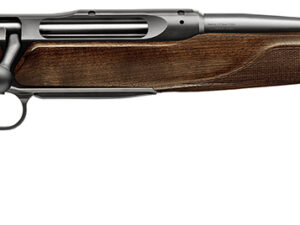 Sauer 80117099 505 Lux Full Size 300 Win Mag 2+1 24" Matte Blued Threaded Barrel, Matte Blued Saddle Mount Steel Receiver, Grade 5 Wood Fixed Stock