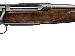 Sauer 80117660 505 Lux Full Size 6.5 PRC 3+1 24" Matte Blued Threaded Barrel, Matte Blued Saddle Mount Steel Receiver, Grade 5 Wood Fixed Stock