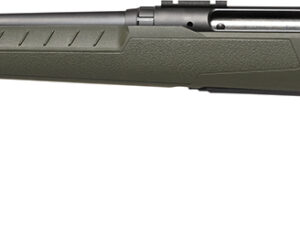 Savage Arms 32128 Axis 2 Compact 223 Rem 4+1 20" Matte Black Heavy Sporter Barrel, Matte Black Drilled & Tapped Carbon Steel Receiver, Fixed OD Green Synthetic Stock, Left Hand