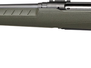 Savage Arms 32131 Axis 2 Compact 308 Win 4+1 20" Matte Black Heavy Sporter Barrel, Matte Black Drilled & Tapped Carbon Steel Receiver, Fixed OD Green Synthetic Stock, Left Hand