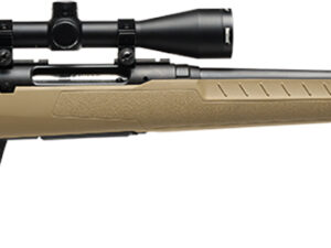 Savage Arms 32162 Axis 2 XP Combo Full Size 243 Win 4+1 22" Black Sporter Barrel, Black Carbon Steel Receiver Drilled & Tapped, Flat Dark Earth Fixed Synthetic Stock, Weaver 3-9x40mm Scope, Right Hand