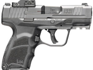 HK 81001132 CC9  9mm Luger 10+1 3.32" Black Polygonal Rifled Barrel, Optic Ready RMSc/407k Footprint/Serrated Steel Slide, Polymer Frame w/Picatinny Rail, Black Interchangeable Backstrap Grip