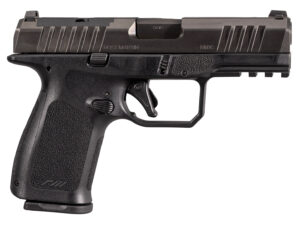 Rost Martin RM1CBLKOSP10CA RM1C *CA Compliant 9mm Luger 10+1 4" Black Compensated Match Grade Barrel, Black Tenifer Optic Ready/Serrated Steel Slide, Black Textured Grip