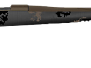 Fierce Firearms TWTROG300PRC20BT Twisted TI Rogue 300 PRC 20" Black Cerakote Steel Threaded Barrel, Black Cerakote Drilled & Tapped Titanium Receiver, LR Negative Comb Trophy Camo Carbon Fiber Stock