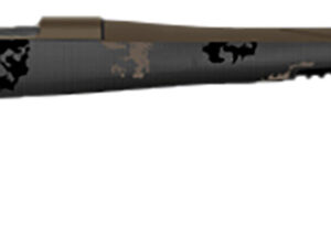 Fierce Firearms TWTROG7PRC22BT Twisted TI Rogue 7mm PRC 22" Black Cerakote Steel Threaded Barrel, Black Cerakote Drilled & Tapped Titanium Receiver, LR Negative Comb Trophy Camo Carbon Fiber Stock