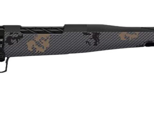 Fierce Firearms TWTROG7PRC24BS Twisted Rogue 7mm PRC 24" Armour Lube Black Steel Threaded Barrel, Drilled & Tapped Steel Receiver, LR Negative Comb Sonora Ambush Camo Carbon Fiber Stock