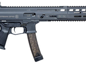 Grand Power 810091157961 Stribog SP9A1 9mm Luger Picatinny Rail, Black Polymer Grip