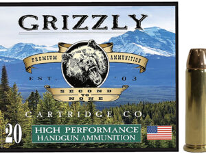 Grizzly Ammo GC38SP3   38Special 148gr Jacketed Hollow Point 20 Per Box/10 Case
