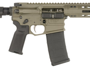 Cobalt Kinetics CKPROLITE30075CKG Pro Lite  300 Blackout 30+1 7.50" Black Melonite Barrel, CK Green Aluminum Receiver w/Picatinny Rail, Black Polymer SB Tactical SBA3 Brace, Black Polymer Grip