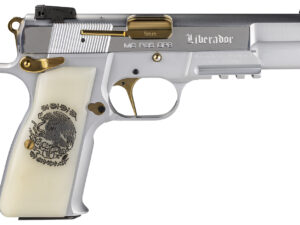 Girsan 391455 MCP 35 Liberador 9mm Luger, OPS with Accessory Rail, Gold Controls, Pearl Engraved Grips