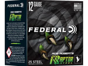 Federal RRS1382  Rob Roberts Raptor 12Gauge 3" 1 3/8oz 2Shot 25 Per Box/10 Case