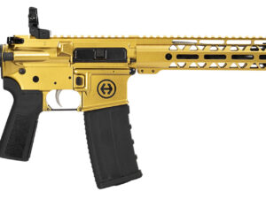 Hi-Point HP15R-556GOLD HP 15R 5.56 NATO 30+1 16" Black Threaded Barrel, Gold Aluminum Receiver w/Picatinny Rail, M-LOK Handguard, B5 Bravo Black Polymer Stock, Black B5 P Type 23 Grip