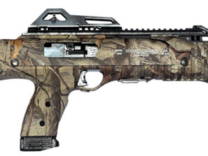 Hi-Point 4095TSWC 4095TS Carbine 40 S&W Caliber with 17.50" Barrel, 10+1 Capacity, Woodland Camo Metal Finish, Woodland Camo All Weather Skeletonized Stock & Polymer Grip Right Hand