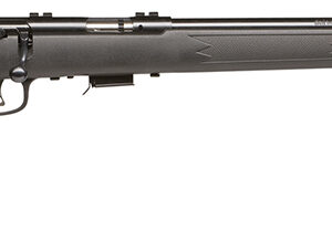 Savage Arms 96700 93R17 FV 17 HMR Caliber with 5+1 Capacity, 21" Heavy Barrel, Matte Blued Metal Finish, Matte Black Synthetic Stock & AccuTrigger Right Hand (Full Size)