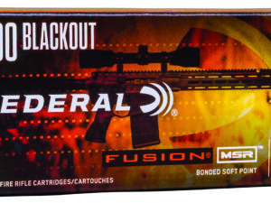 Federal F300BMSR2 Fusion MSR 300Blackout 150gr Bonded Soft Point 20 Per Box/10 Case