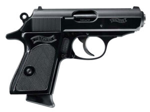 Walther Arms 4796006 PPK/S  Carry Frame 380 ACP 7+1, 3.30" Black Steel Barrel, Black Serrated Zinc Alloy Slide, Black Aluminum Frame w/Beavertail, Black Polymer Grip, Manual Thumb Safety
