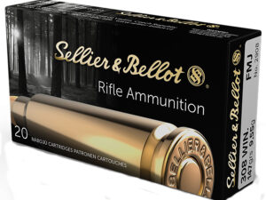Sellier & Bellot SB308A Rifle  308Win 147gr Full Metal Jacket 20 Per Box/25 Case