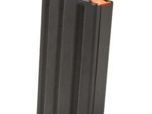 ASC AR Family Rifle Magazine Orange Follower .223 Black Stainless Steel 20/rd