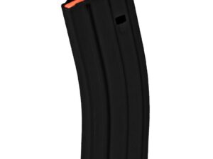 ASC AR Family Rifle Magazine Orange Follower .223 Remington Black Aluminum 30/rd