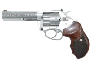 Charter Arms Pathfinder Handgun .22 LR 8rd Capacity 4.2" Barrel Anodized Stainless Steel Rosewood Checkered Grip