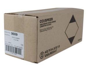 CCI Blazer Aluminum Handgun Ammunition 9mm Luger 115 gr. FMJ 1145 fps 1000/ct Case (20-50/ct Boxes)