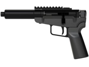 Dark Mountain Arms Stowaway Handgun 5.7x28 Single Shot 5" 1/2x28 Threaded Barrel Black with Brace Adapter