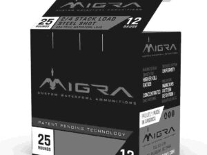 Migra Waterfowl Steel Shot Shotshells 12 ga 3" 1-1/4 oz 1430 fps #4#6 25/ct