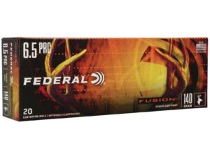 Federal Fusion Rifle Ammunition 6.5 PRC 140 gr. SP 2925 fps 20/ct
