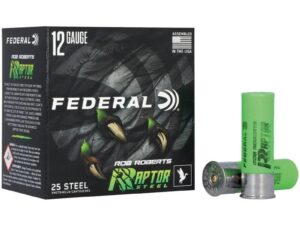 Federal Ron Roberts Raptor Steel Shotshells 12ga 3" 1-3/8oz 1400 fps #3 25/ct