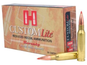 Hornady Custom Lite Rifle Ammunition 7mm-08 Rem 120 gr SST Custom Lite 20/Box