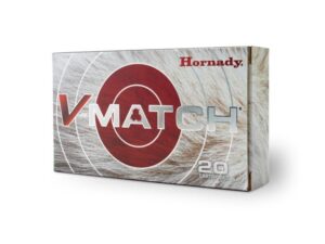 Hornady V-Match ELD-VT Rifle Ammunition 25 Creedmoor 95gr PT 3250 fps 20/ct