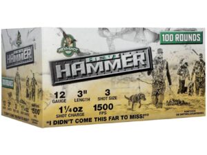 Hevi-Shot HEVI-Hammer Shotshells 12ga 3" 1-1/4oz 1500 fps #3 100/ct