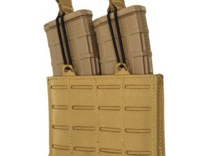TacShield RZR Molle Double Rifle Magazine Pouch Coyote Brown