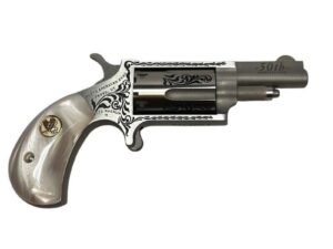 NAA  50th Anniversary Stainless Steel Handgun .22 WMR 5rd Capacity 1.625" Barrel White Pearl Grip Limited Edition