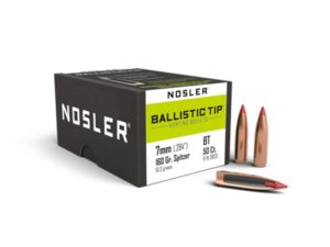 Nosler Ballistic Tip Hunting Rifle Bullets 7mm .284" 160gr 50/rd
