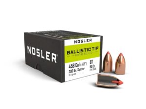 Nosler Ballistic Tip Hunting Rifle Bullets .458 SOCOM 300 gr SP (Orange Tip) 50/ct