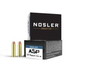 Nosler ASP Handgun Ammunition .44 Rem Mag 240gr JHP 1450 fps 20/ct