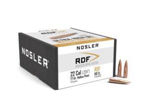 Nosler RDF Match Rifle Bullets .22 cal .224" 77 gr HPBT 100/ct