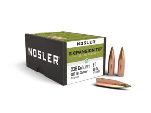 Nosler E-Tip Lead-Free Hunting Rifle Bullets .338 cal .338" 200 gr SPTZ E-TIP 50/ct