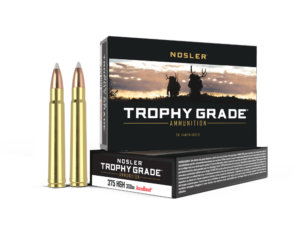 Nosler Accubond Trophy Grade Rifle Ammunition .375 H&H Mag 300 gr PT 2400 fps 20/ct