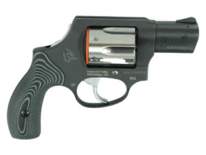 Taurus 856 Concealed Hammer Handgun .38 Spl 6rd Capacity 2" Barrel Matte Black Finish/Stainless Cylinder Grey VZ Grips