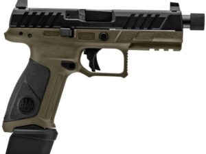 Beretta APX A1 Full Size Tactical Handgun 9mm Luger 21rd Magazines (3) 4.8" Threaded Barrel OD Green with Black Slide and Grip