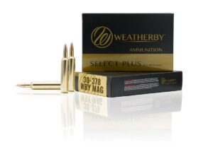 Weatherby Select Plus Rifle Ammunition 30-378 Wby Mag 180 gr Scirocco 3500 fps 20/ct