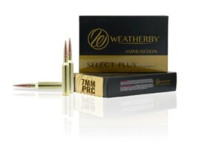 Weatherby Select Plus Rifle Ammunition 7mm PRC 177gr Hammer Custom 2925 fps 20/ct