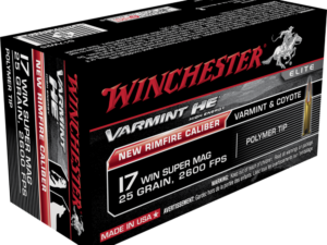 Winchester Varmint Rimfire Rifle Ammunition .17 WSM 25 gr. V-MAX 2600 fps 50/ct